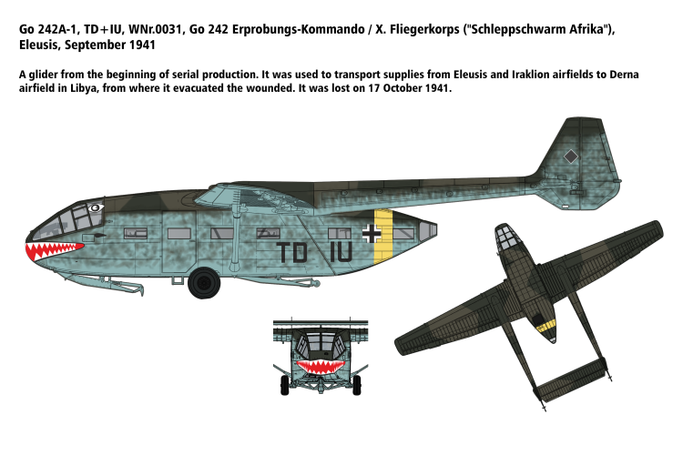 1:72 IBG Models 72573 Gotha Go 242A-1 - Duitse Middelzware Vrachtzwever - Propeller Vliegtuig - Ibg72573 2 - IBG72573