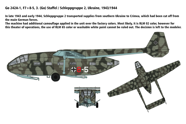1:72 IBG Models 72573 Gotha Go 242A-1 - Duitse Middelzware Vrachtzwever - Propeller Vliegtuig - Ibg72573 4 - IBG72573