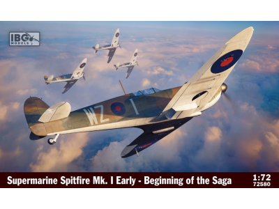 1:72 IBG Models 72580 Supermarine Spitfire Mk.I Early - The Beginning of the Saga WWII - Brits Jachtvliegtuig - Ibg72580 1 - IBG72580