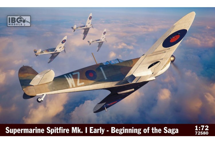 1:72 IBG Models 72580 Supermarine Spitfire Mk.I Early - The Beginning of the Saga WWII - Brits Jachtvliegtuig - Ibg72580 1 - IBG72580