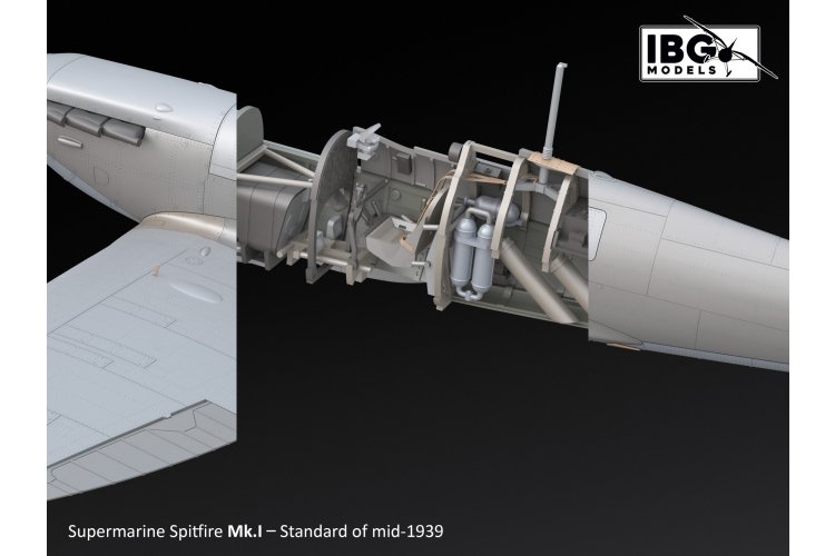 1:72 IBG Models 72580 Supermarine Spitfire Mk.I Early - The Beginning of the Saga WWII - Brits Jachtvliegtuig - Ibg72580 13 - IBG72580