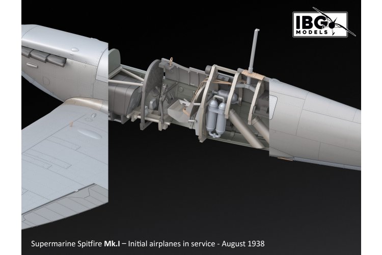 1:72 IBG Models 72580 Supermarine Spitfire Mk.I Early - The Beginning of the Saga WWII - Brits Jachtvliegtuig - Ibg72580 8 - IBG72580