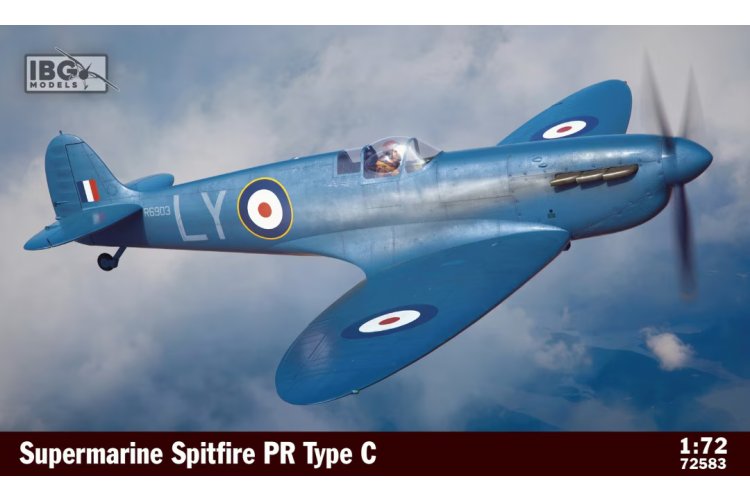 1:72 IBG Models 72583 Supermarine Spitfire PR Type C - Heston Special 1940-41 WWII - Brits Verkenningsvliegtuig - Ibg72583 1 - IBG72583