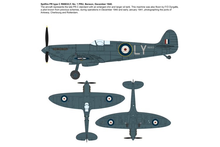 1:72 IBG Models 72583 Supermarine Spitfire PR Type C - Heston Special 1940-41 WWII - Brits Verkenningsvliegtuig - Ibg72583 5 - IBG72583