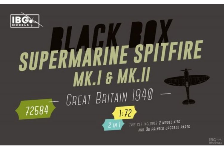 1:72 IBG Models 72584 Black Box Supermarine Spitfire Mk.I & Mk.II - Great Britain 1940 - Limited Edition - 2-in-1 Set - Ibg72584 1 - IBG72584