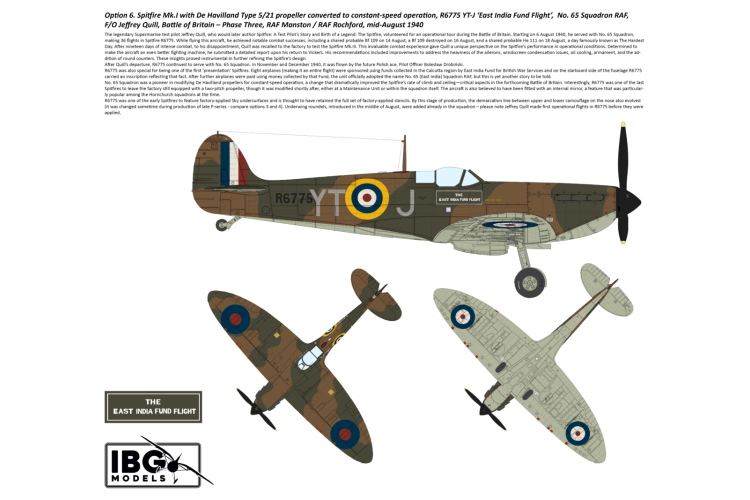 1:72 IBG Models 72584 Black Box Supermarine Spitfire Mk.I & Mk.II - Great Britain 1940 - Limited Edition - 2-in-1 Set - Ibg72584 19 - IBG72584