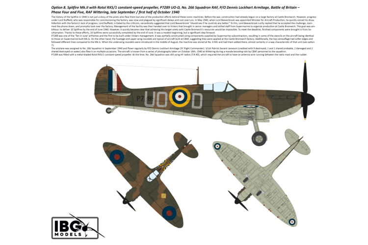 1:72 IBG Models 72584 Black Box Supermarine Spitfire Mk.I & Mk.II - Great Britain 1940 - Limited Edition - 2-in-1 Set - Ibg72584 21 - IBG72584