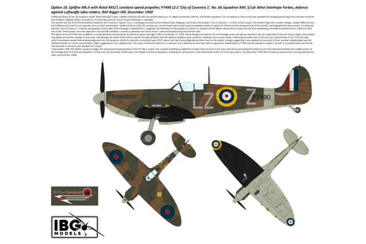 1:72 IBG Models 72584 Black Box Supermarine Spitfire Mk.I & Mk.II - Great Britain 1940 - Limited Edition - 2-in-1 Set - Ibg72584 23 - IBG72584