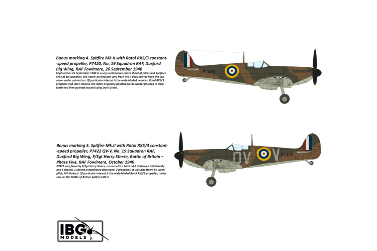 1:72 IBG Models 72584 Black Box Supermarine Spitfire Mk.I & Mk.II - Great Britain 1940 - Limited Edition - 2-in-1 Set - Ibg72584 25 - IBG72584