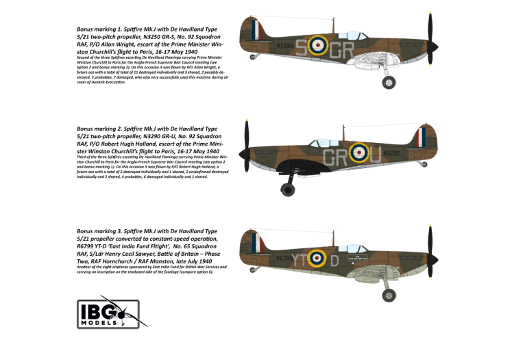 1:72 IBG Models 72584 Black Box Supermarine Spitfire Mk.I & Mk.II - Great Britain 1940 - Limited Edition - 2-in-1 Set - Ibg72584 4 1 - IBG72584