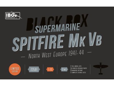 1:72 IBG Models 72591 Supermarine Spitfire Mk Vb - North West Europe 1941-44 - 2 Britse Propellervliegtuigen - Ibg72591 1 - IBG72591