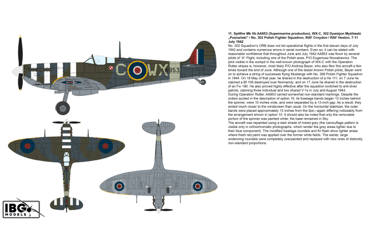 1:72 IBG Models 72591 Supermarine Spitfire Mk Vb - North West Europe 1941-44 - 2 Britse Propellervliegtuigen - Ibg72591 14 - IBG72591