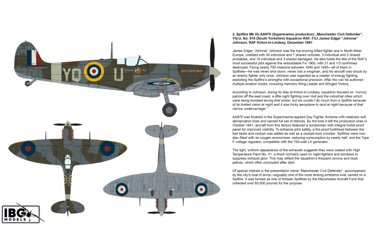 1:72 IBG Models 72591 Supermarine Spitfire Mk Vb - North West Europe 1941-44 - 2 Britse Propellervliegtuigen - Ibg72591 5 - IBG72591