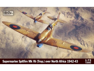 1:72 IBG Models 72592 Supermarine Spitfire Mk.V Trop. over North Africa 1942-1943 WWII - British Fighter Aircraft - Ibg72592 1 - IBG72592