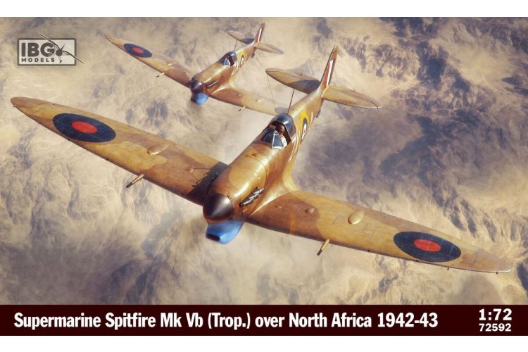 1:72 IBG Models 72592 Supermarine Spitfire Mk.V Trop. over North Africa 1942-1943 WWII - British Fighter Aircraft - Ibg72592 1 - IBG72592