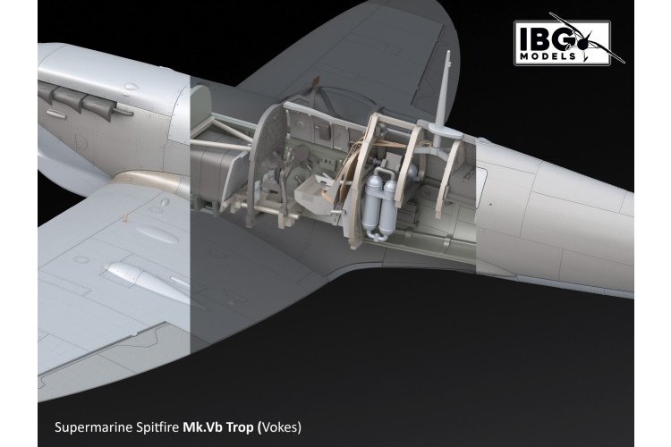 1:72 IBG Models 72592 Supermarine Spitfire Mk.V Trop. over North Africa 1942-1943 WWII - British Fighter Aircraft - Ibg72592 15 - IBG72592