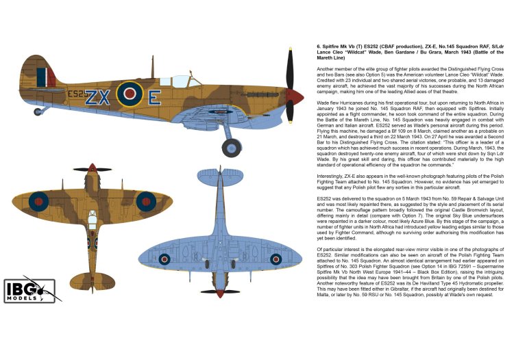 1:72 IBG Models 72592 Supermarine Spitfire Mk.V Trop. over North Africa 1942-1943 WWII - British Fighter Aircraft - Ibg72592 8 - IBG72592
