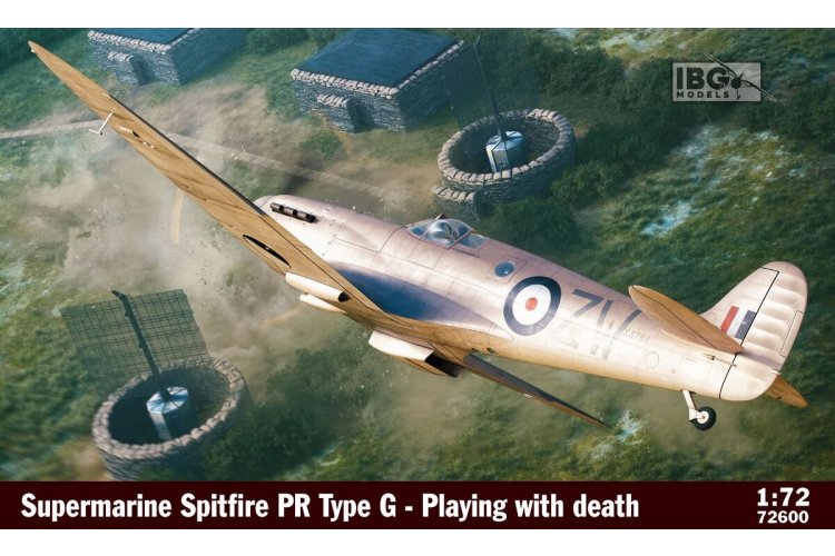 1:72 IBG Models 72600 Supermarine Spitfire PR Type G - Playing with Death WWII - British Reconnaissance Aircraft - Ibg72600 1 - IBG72600
