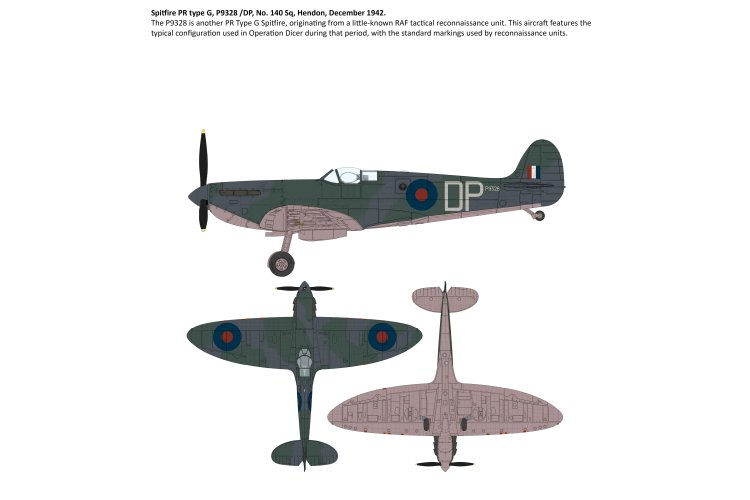 1:72 IBG Models 72600 Supermarine Spitfire PR Type G - Playing with Death WWII - British Reconnaissance Aircraft - Ibg72600 2 - IBG72600