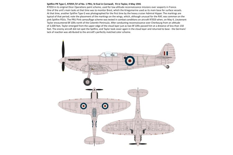 1:72 IBG Models 72600 Supermarine Spitfire PR Type G - Playing with Death WWII - British Reconnaissance Aircraft - Ibg72600 4 - IBG72600