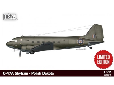 1:72 IBG Models 72910 Douglas C-47A Skytrain Polish Dakota - Limited Edition - Polish Transport Aircraft - Ibg72910 1 - IBG72910