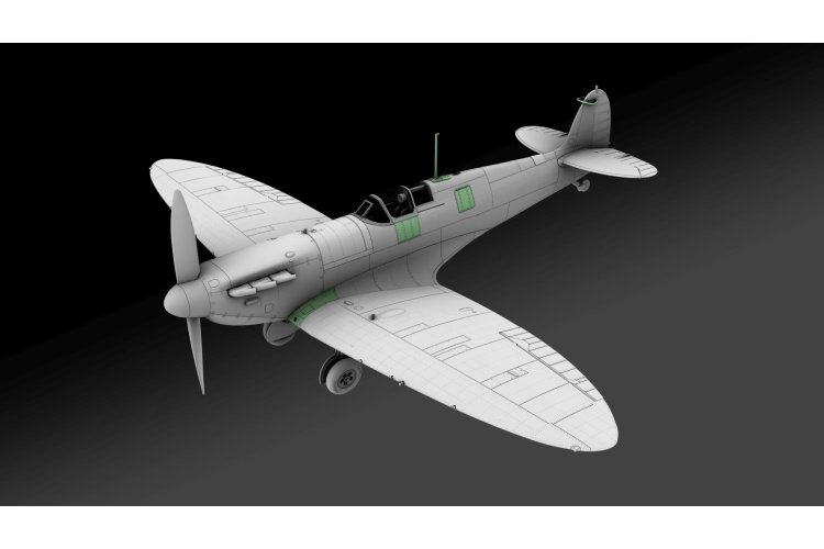 1:72 IBG Models 72U083 3D-geprinte K- en L-Series Exterieur Detailset voor Supermarine Spitfire Mk.I Early - Ibg72u083 2 - IBG72U083