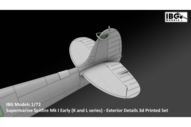 1:72 IBG Models 72U083 3D-geprinte K- en L-Series Exterieur Detailset voor Supermarine Spitfire Mk.I Early - Ibg72u083 6 - IBG72U083