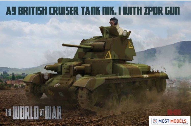 1:72 IBG Models WAW011 A9 British Cruiser Tank Mk.I with 2 pdr Gun - Ibgwaw011 1 - IBGWAW011