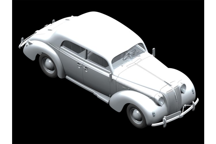 1:24 ICM 24023 Admiral Saloon, WWII German Passenger Car - Icm24023 2 - ICM24023