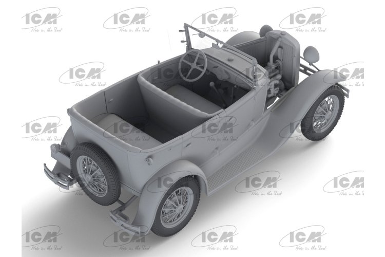 1:24 ICM 24052 Ford Model A Gangster Car - 1930's - Klassieke Auto - Icm24052 4 - ICM24052