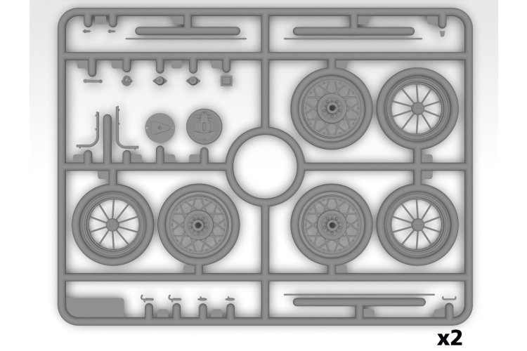 1:24 ICM 24053 GAZ-A Passagiersauto in Duitse Dienst - WWII Wehrmacht - Militair voertuig - Icm24053 10 - ICM24053