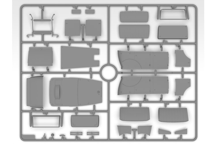 1:24 ICM 24053 GAZ-A Passagiersauto in Duitse Dienst - WWII Wehrmacht - Militair voertuig - Icm24053 9 - ICM24053