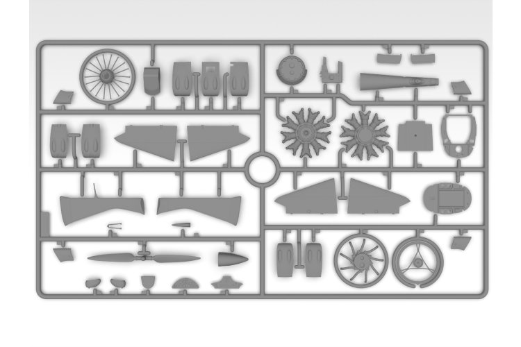 1:32 ICM 32014 Henschel Hs 132A-1 - WWII Duitse Aanvalsvliegtuig - Propellervliegtuig - Icm32014 6 - ICM32014
