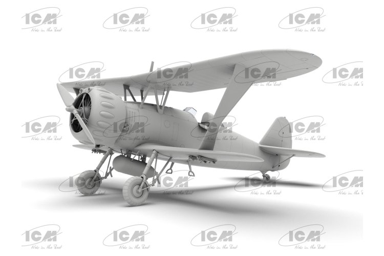 1:32 ICM 32015 Henschel Hs 123A Late versie - Duits Aanvalsvliegtuig WWII - Propellervliegtuig - Icm32015 6 - ICM32015
