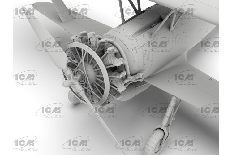 1:32 ICM 32015 Henschel Hs 123A Late versie - Duits Aanvalsvliegtuig WWII - Propellervliegtuig - Icm32015 7 - ICM32015