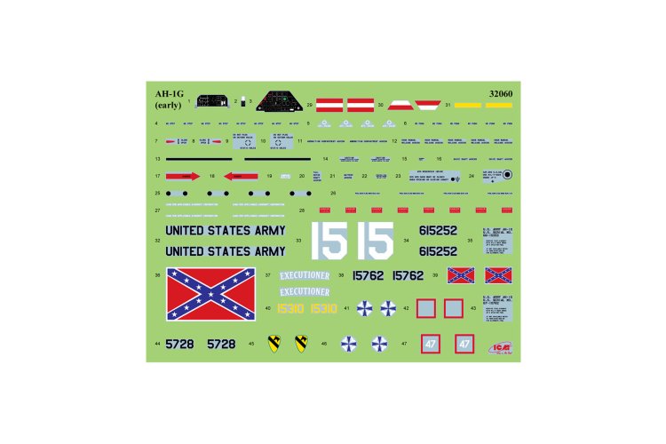 1:32 ICM 32060 AH-1G Cobra (early production), US Attack Helicopter - Icm32060 4 - ICM32060