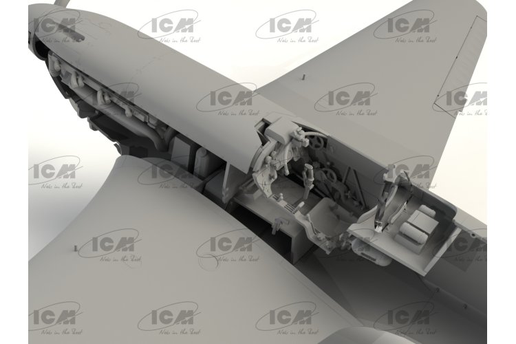 1:32 ICM 32090 Yak-9T - WWII Soviet fighter - Icm32090 yak 9t 132 r7 - ICM32090