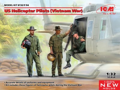 1:32 ICM 32114 US Helicopter Pilots (Vietnam War) - Icm32114 1 - ICM32114
