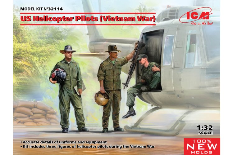 1:32 ICM 32114 US Helicopter Pilots (Vietnam War) - Icm32114 1 - ICM32114