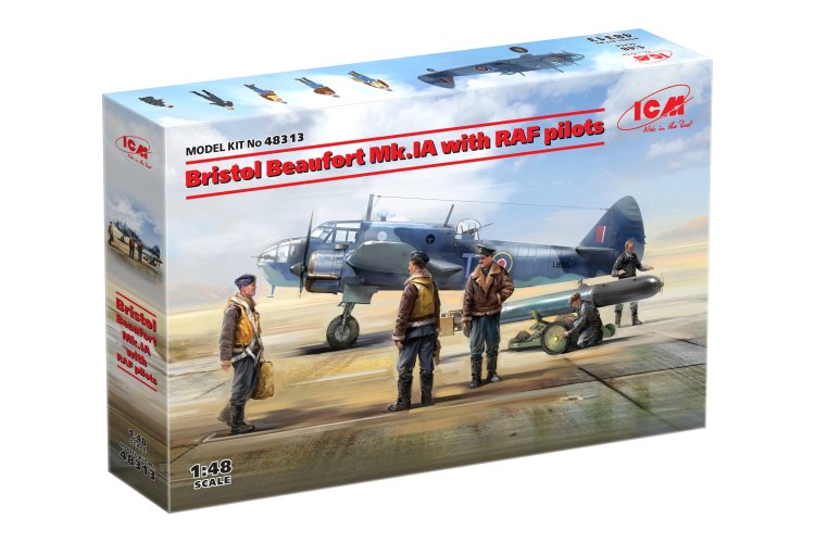 1:32 ICM 32118 WWII Pilots of British Naval Aviation - Icm32118 box 420x270x60 - ICM32118