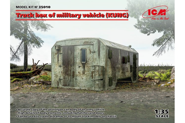 1:35 ICM 35010 Truck box of military vehicle (KUNG) - Icm35010 en 1 - ICM35010