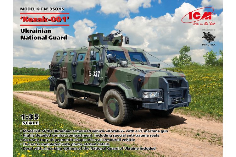 1:35 ICM 35015 Kozak-001 - Ukrainian National Guard - Icm35015 - ICM35015