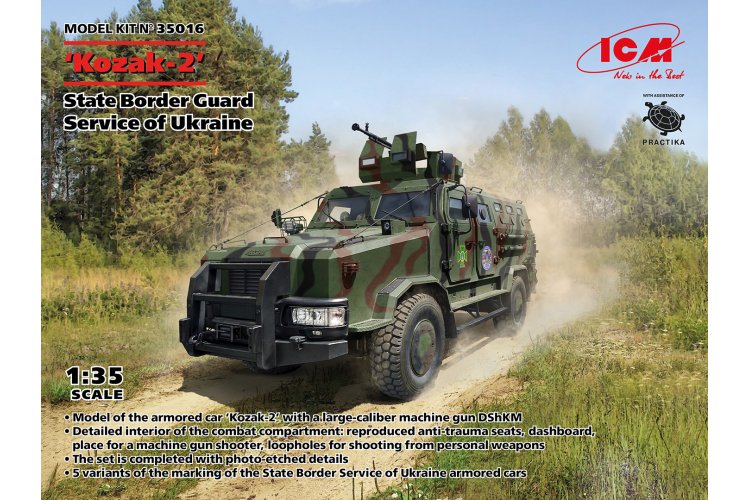 1:35 ICM 35016 BBM 'Kozak-2' - State Border Guard Service of Ukraine - Icm35016 1 - ICM35016