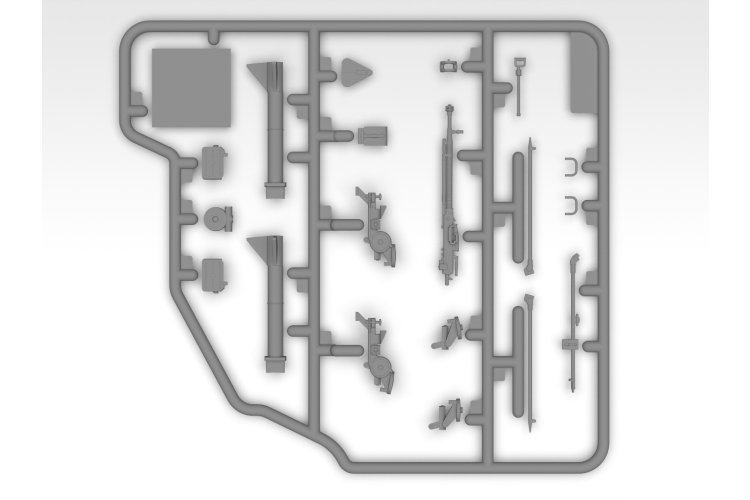 1:35 ICM 35017 ZIL-131 with DShKM and Crew &ndash; Ukrainian Armed Military Truck with 2 Figures - Icm35017 9 - ICM35017