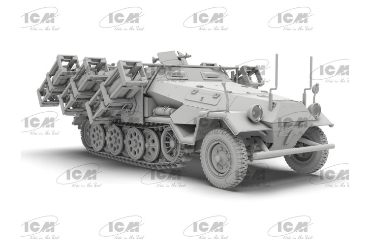 1:35 ICM 35107 Sd.Kfz. 251/1 Ausf. B Stuka zu Fuss WWII &ndash; German Armoured Vehicle - Icm35107 2 - ICM35107