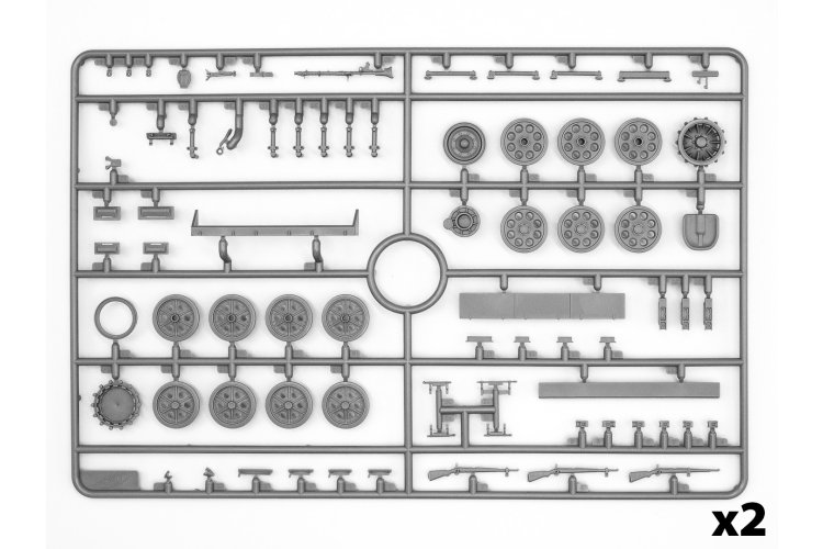 1:35 ICM 35107 Sd.Kfz. 251/1 Ausf. B Stuka zu Fuss WWII &ndash; German Armoured Vehicle - Icm35107 8 - ICM35107