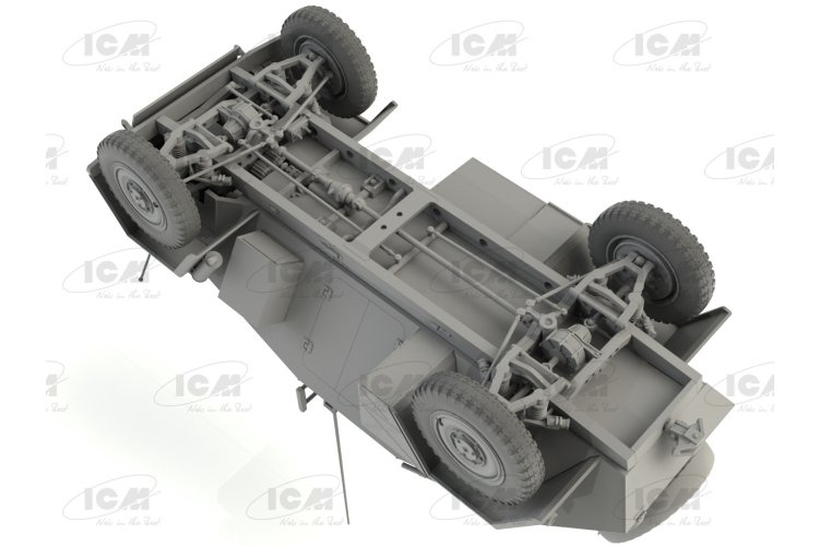 1:35 ICM 35110 Sd.Kfz. 247 Ausf.B, German Command Armoured Vehicle - Icm35110 3 - ICM35110