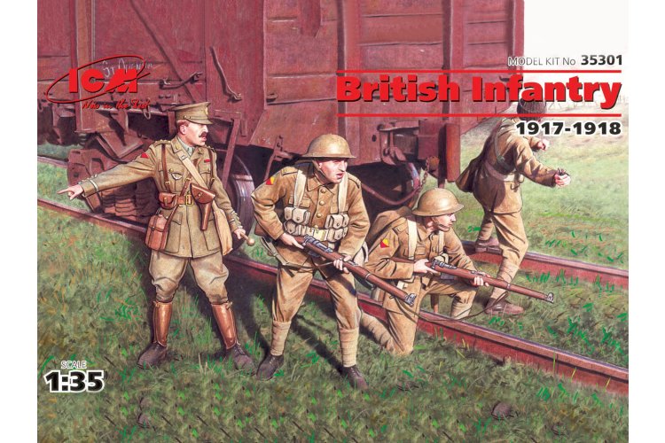 1:35 ICM 35301 British Infantry (1917-1918) - Icm35301 1 1 - ICM35301
