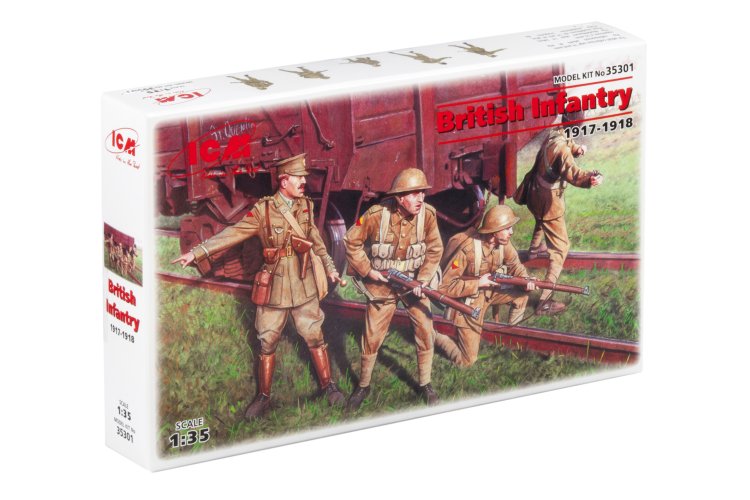 1:35 ICM 35301 British Infantry (1917-1918) - Icm35301 7 - ICM35301