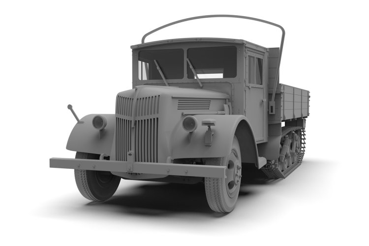 1:35 ICM 35410 WWII German Truck V3000S/SSM Maultier - Einheitsfahrerhaus - Icm35410 2 - ICM35410
